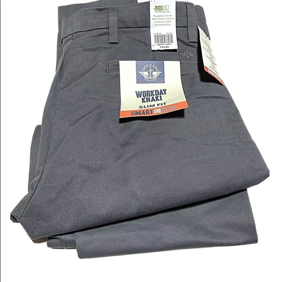 Men’s Work Day Khaki Dockers Slim Fit 33 X 30, comfort wear - Picture 3 of 5